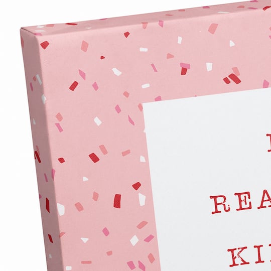 Really Love You Confetti Canvas Wall Art